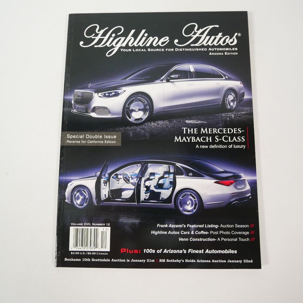 Set Of 5 Highline Autos Magazines Featuring Luxury & Sports Cars - Picture 4 of 11